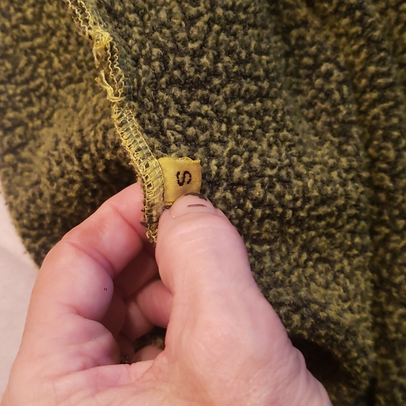 Green bleached look sweatshirt - Picture 3 of 3